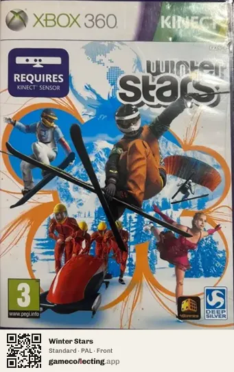 Winter Stars Xbox 360, PAL box front