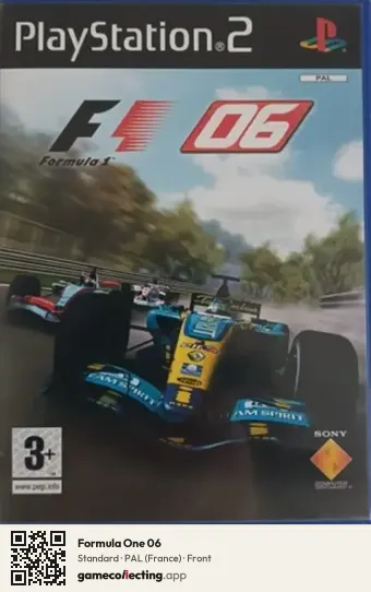 Formula One 06 PlayStation 2, France box front