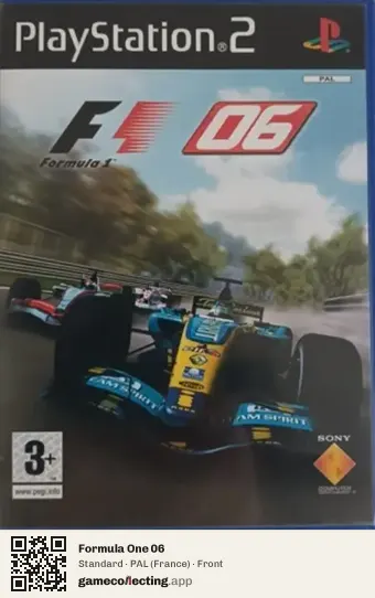 Formula One 06 PlayStation 2, France box front