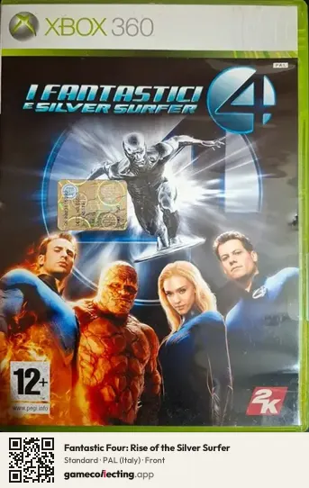 Fantastic Four: Rise of the Silver Surfer Xbox 360, Italy box front