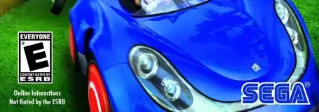 Sonic & Sega All-Stars Racing, the ESRB box on its front