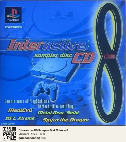 Interactive CD Sampler Disk Volume 8 PlayStation, NTSC box front