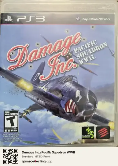 Damage Inc.: Pacific Squadron WWII PlayStation 3, NTSC box front