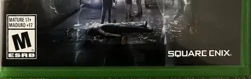 Murdered: Soul Suspect, the ESRB box on its front