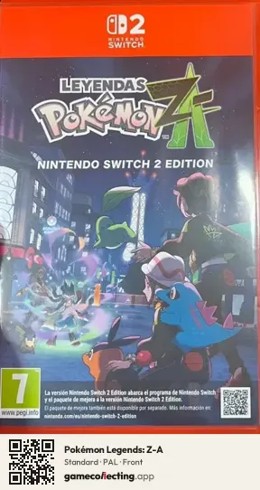 Pokémon Legends: Z-A Nintendo Switch 2, PAL box front
