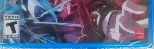 Under Night In-Birth II: Sys:Celes, the ESRB box on its front