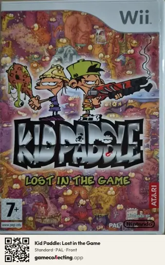 Kid Paddle: Lost in the Game Nintendo Wii, PAL box front