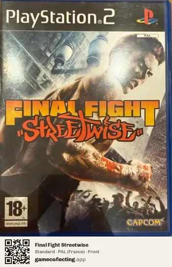 Final Fight Streetwise PlayStation 2, France box front