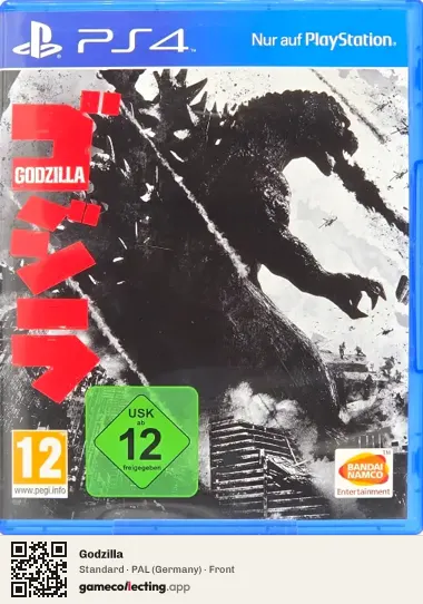 Godzilla PlayStation 4, Germany box front