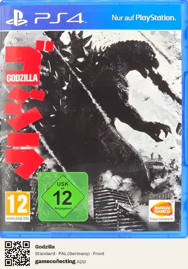 Godzilla PlayStation 4, Germany box front