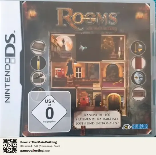 Rooms: The Main Building Nintendo DS, Germany box front
