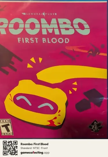 Roombo: First Blood PlayStation 4, NTSC box front