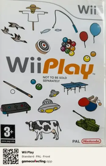 Wii Play Nintendo Wii, PAL box front