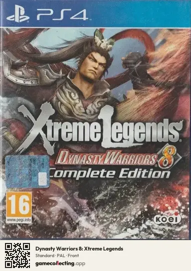 Dynasty Warriors 8: Xtreme Legends PlayStation 4, PAL box front