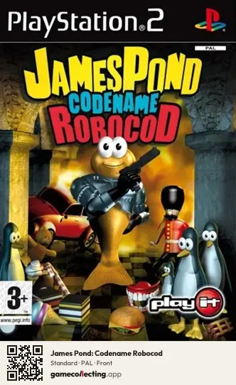 James Pond: Codename Robocod PlayStation 2, PAL box front