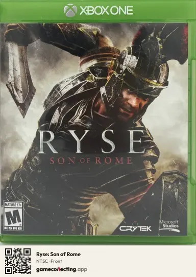 Ryse: Son of Rome Xbox One, NTSC box front