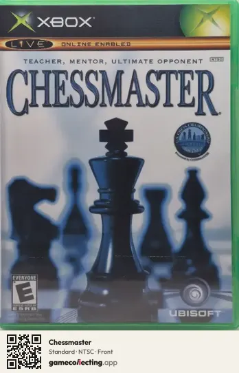 Chessmaster Xbox, NTSC box front