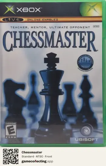 Chessmaster Xbox, NTSC box front