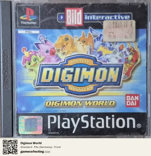 Digimon World PlayStation, Germany box front