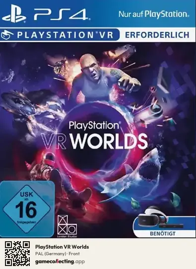 PlayStation VR Worlds PlayStation 4, Germany box front