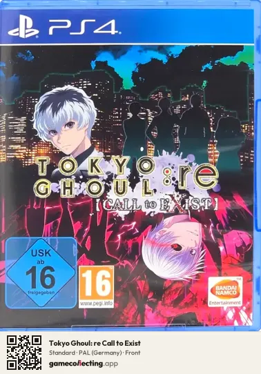 Tokyo Ghoul: re Call to Exist PlayStation 4, Germany box front