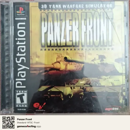 Panzer Front PlayStation, NTSC box front