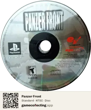 Panzer Front PlayStation, NTSC disc