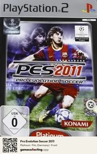 Pro Evolution Soccer 2011 PlayStation 2, Germany box front
