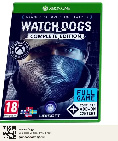 Watch Dogs Xbox One, PAL box front