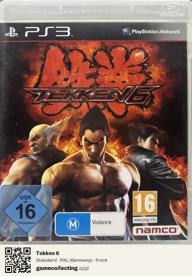 Tekken 6 PlayStation 3, Germany box front