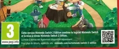 Animal Crossing: New Horizons, the PEGI square on its front