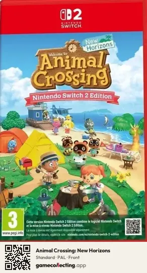 Animal Crossing: New Horizons Nintendo Switch 2, PAL box front