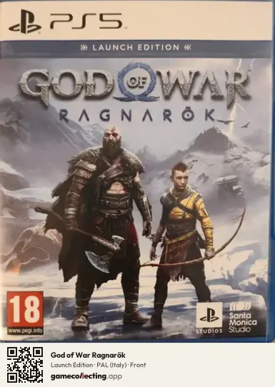 God of War Ragnarök PlayStation 5, Italy box front