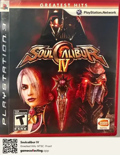 Soulcalibur IV PlayStation 3, NTSC box front