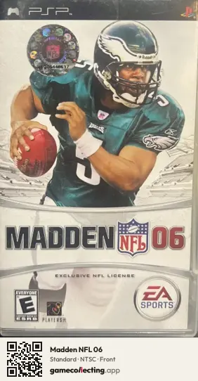 Madden NFL 06 PlayStation Portable, NTSC box front
