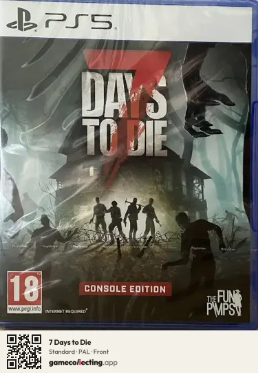 7 Days to Die PlayStation 5, PAL box front