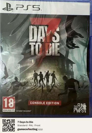 7 Days to Die PlayStation 5, PAL box front