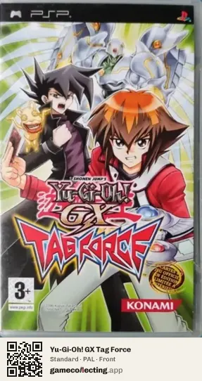 Yu-Gi-Oh! GX Tag Force PlayStation Portable, PAL box front