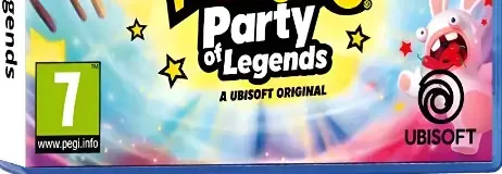 Rabbids: Party of Legends, the PEGI square on its front