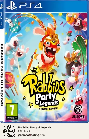 Rabbids: Party of Legends PlayStation 4, PAL box front