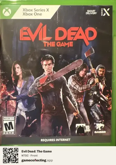 Evil Dead: The Game Xbox Series X, NTSC box front