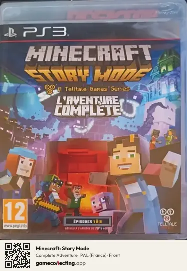Minecraft: Story Mode PlayStation 3, France box front