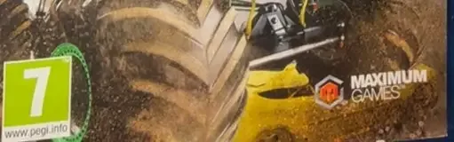 Monster Jam: Crush It!, the PEGI square on its front