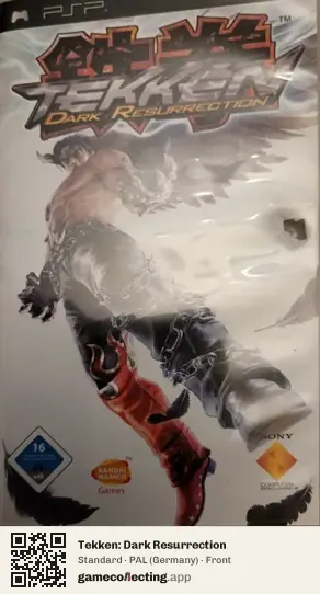 Tekken: Dark Resurrection PlayStation Portable, Germany box front