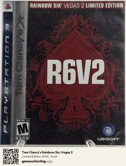 Tom Clancy's Rainbow Six: Vegas 2 PlayStation 3, NTSC box front