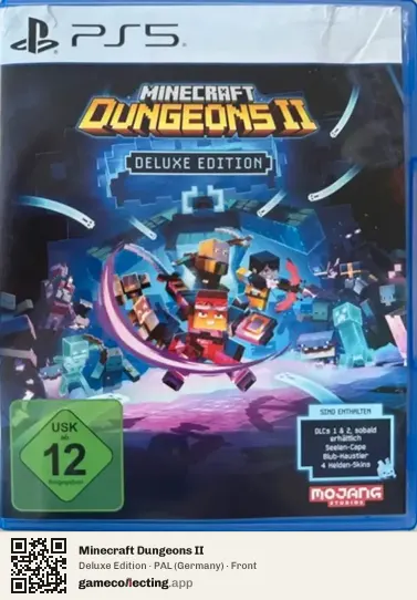 Minecraft Dungeons II PlayStation 5, Germany box front