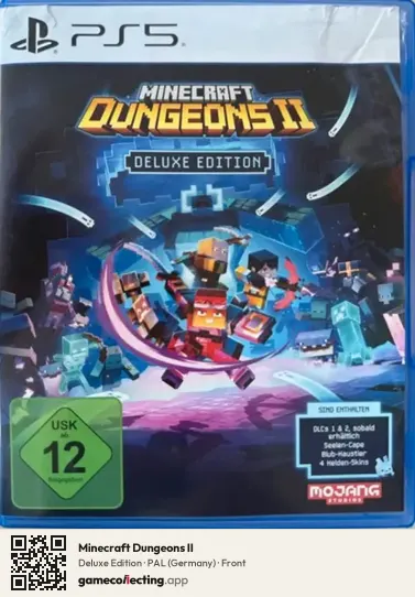 Minecraft Dungeons II PlayStation 5, Germany box front