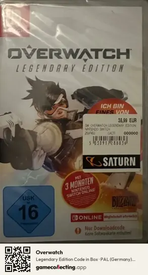 Overwatch Nintendo Switch, Germany box front