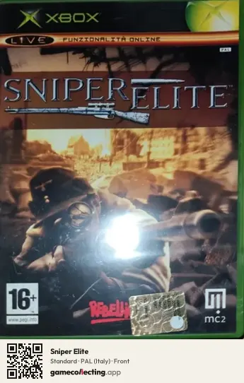 Sniper Elite Xbox, Italy box front