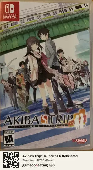 Akiba's Trip: Hellbound & Debriefed Nintendo Switch, NTSC box front